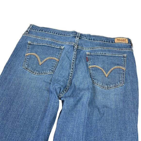 Levi’s VTG 00s 515 Bootcut High Waisted Jeans Medium Wash Womens 16 - Picture 4 of 6